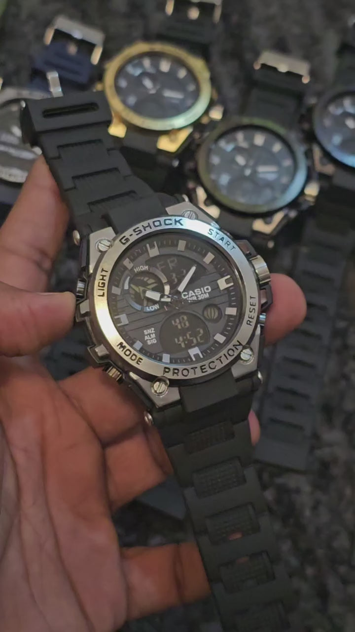 ❣💯% New & Premium Quality G-Shock Wishfan Military Edition With Dual-display Waterproof Sports Digital Watch Big Wrist❣